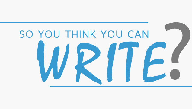 So You Think You Can Write