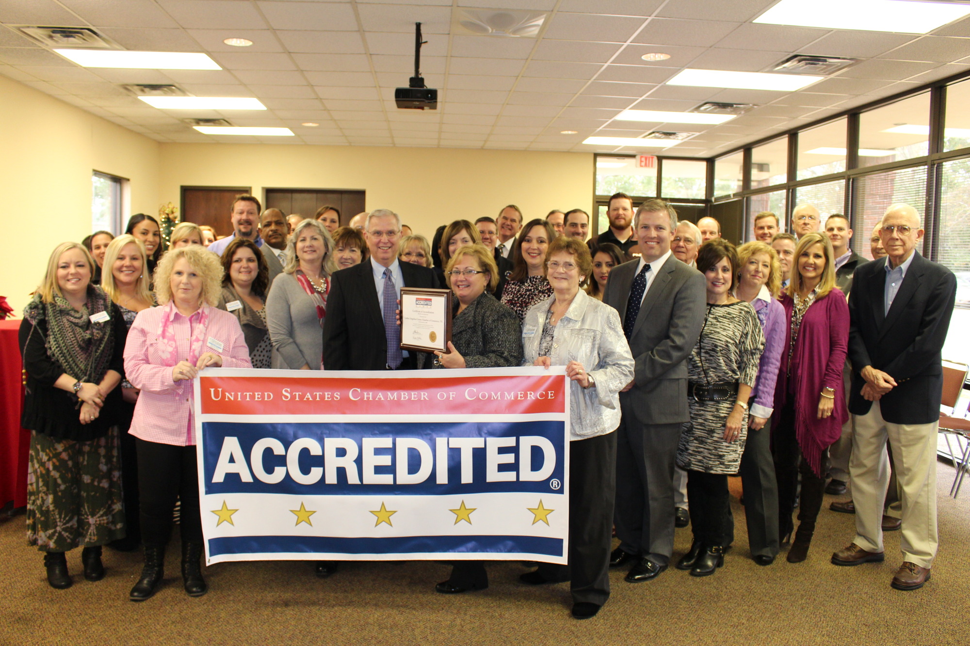 U.S. Chamber Awards  the Lufkin/Angelina County Chamber of Commerce  with 5-Star Accreditation