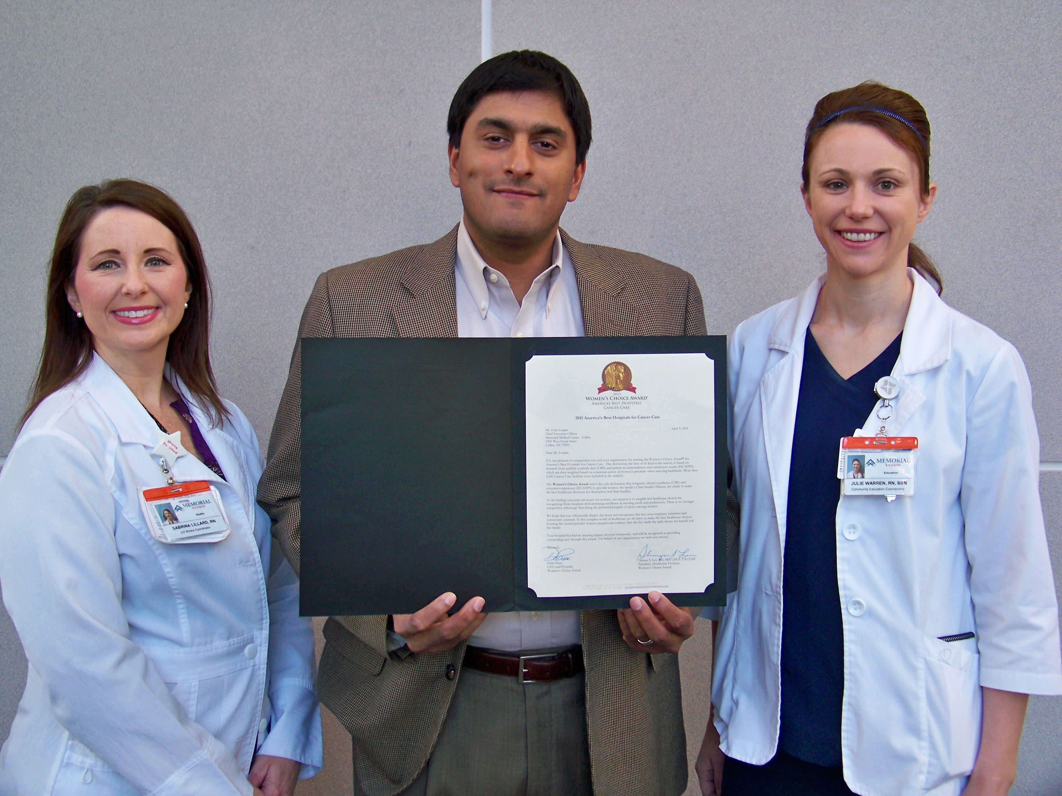 CHI St. Luke’s Health Memorial Lufkin  Earns Prestigious Stroke Award