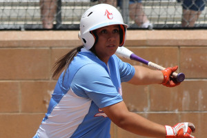 Former Lady Roadrunner softball player Kassie James, who led AC to a national title and holds every offensive record for the program’s history, is scheduled for induction into the AC Hall of Fame. (Photo by: AC News Service)