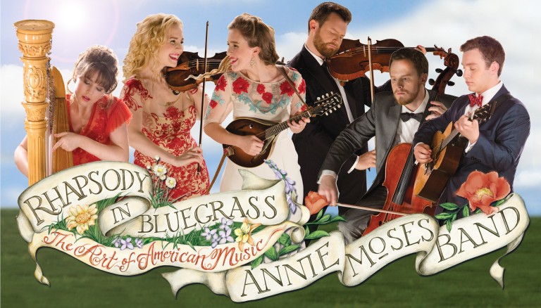 THE ANNIE MOSES BAND – Rhapsody in Bluegrass  At AC’s Temple Theater March 17