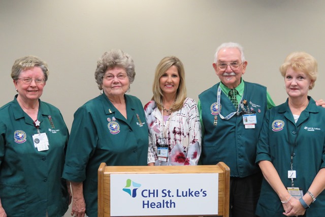 CHI St. Luke’s Health Memorial Volunteers Donate Nearly 15,000 Hours of Service