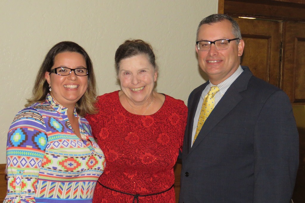 Presenting the 30 year employee service award to Betty Barkley was Angela Hess, Director of Emergency Services and Shawn Barnett, Market President.  (Not pictured: Martha Evett, 30 year award recipient)