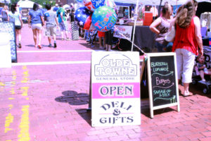 Vendor offers blueberry lemonade at the 27th Annual Blueberry Festival Saturday, June 11. 