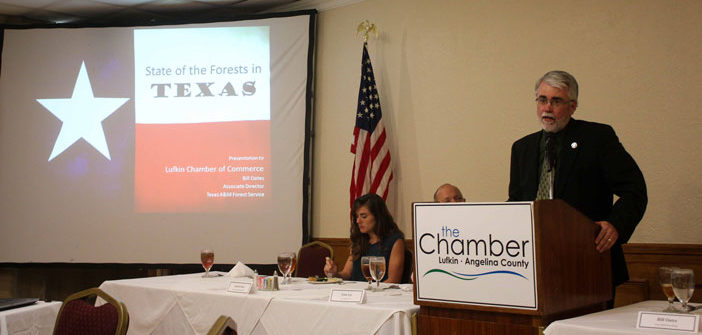 Bill Oates Delivers State of Texas Forests at First Friday Lunch