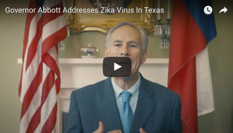 Governor Abbott Addresses Zika Virus In Texas