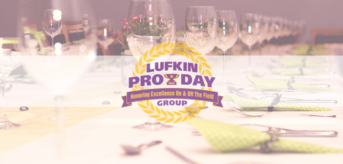 Lufkin Pro Day Group Honors Runnels, Lane, And Hearne At Event