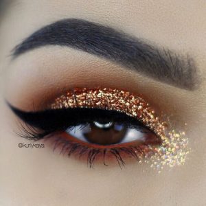 Some women look forward to the holiday season simply because of the freedom to wear glitter eye-shadow without judgment.