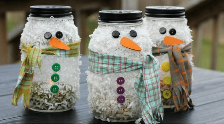 Snowman Luminaries