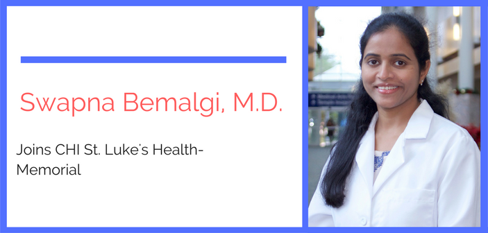 CHI St. Luke’s Health-Memorial Clinics Welcomes New Internal Medicine Physician