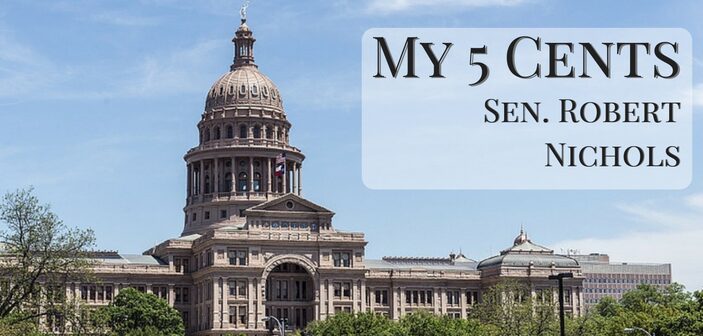 My Five Cents: A Message From Senator Robert Nichols