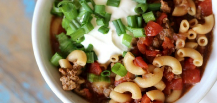 Beef Macaroni Soup Recipe