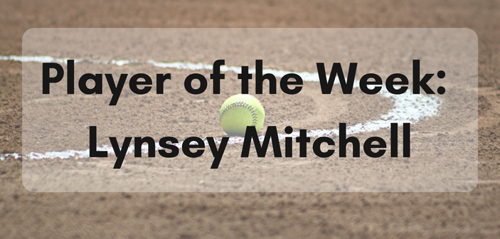 AC Softball’s Mitchell Earns Player of the Week Honors Lady ‘Runner Sophomore Leads Nation in Two Categories