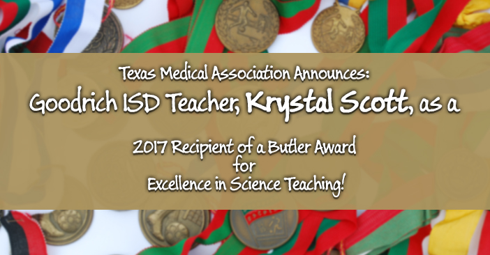 Rep. White Butler Award Press Release