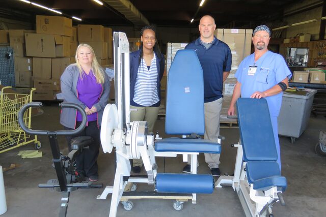 CHI St. Luke’s Health Donates Exercise Equipment to PCA