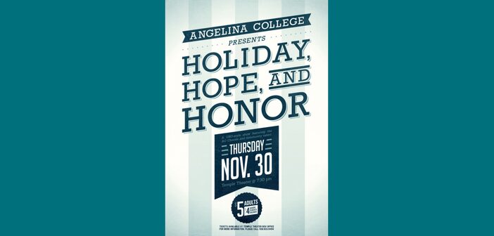 Angelina College Presents “Holiday, Hope and Honor”