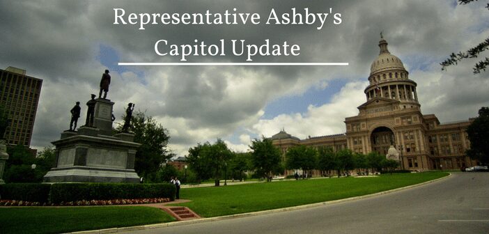 Representative Ashby’s Capital Update Representative Ashby’s Capital Update