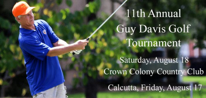 Eleventh Annual Guy Davis Golf Tournament Scheduled for August 18 at Crown Colony  Calcutta Set for August 17; Proceeds to Benefit Angelina College Athletics