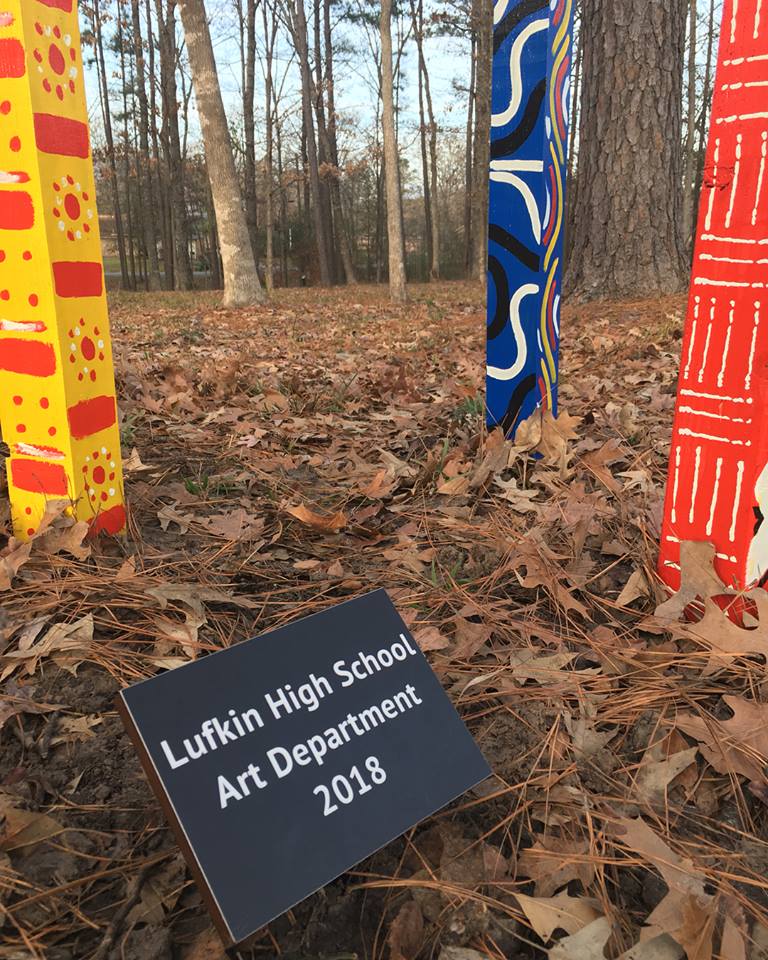 New Art Posts on the Texas Forestry Museum’s Trail