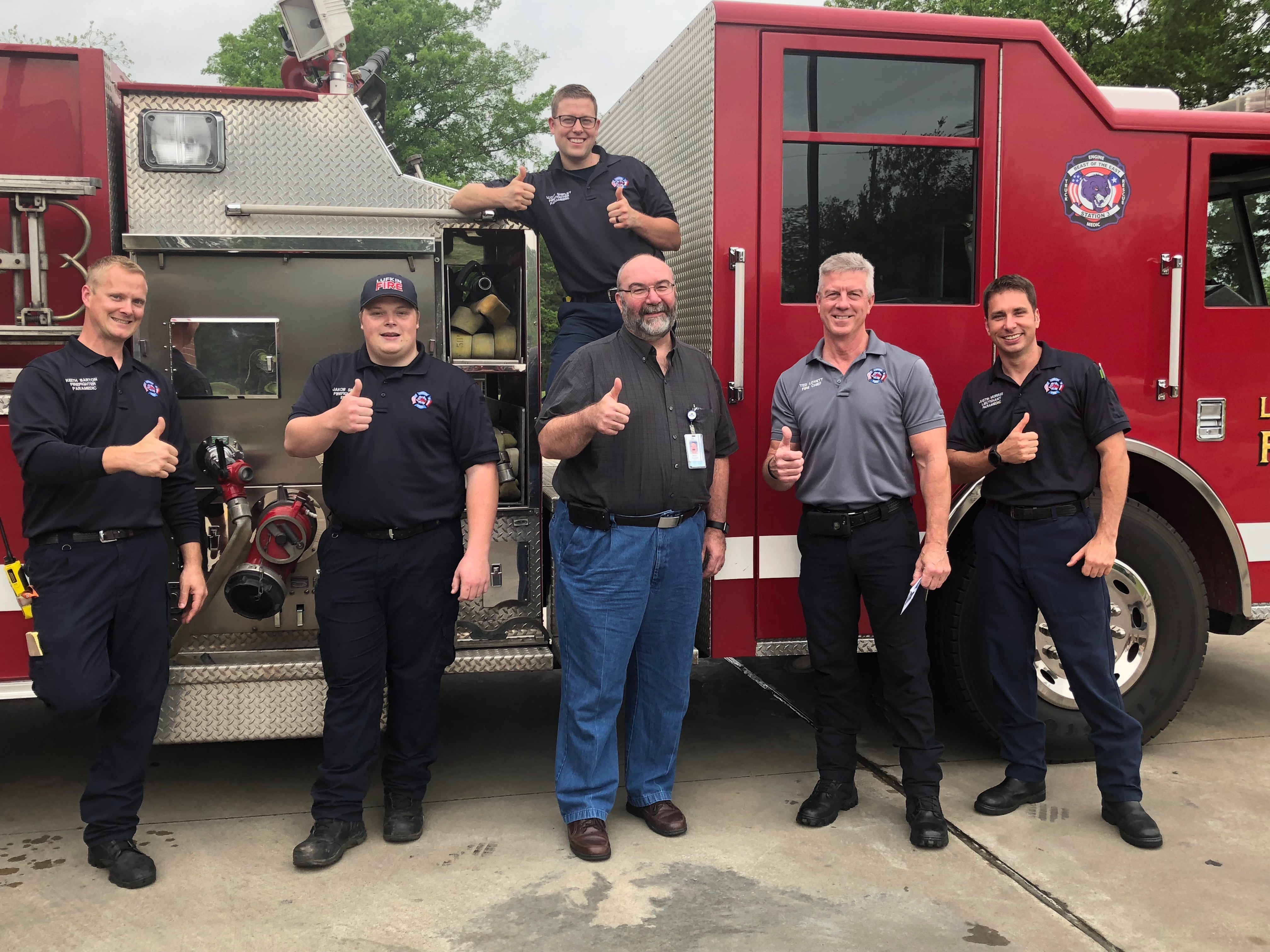 Georgia-Pacific Donates $18,000 to Lufkin and Diboll Fire Departments