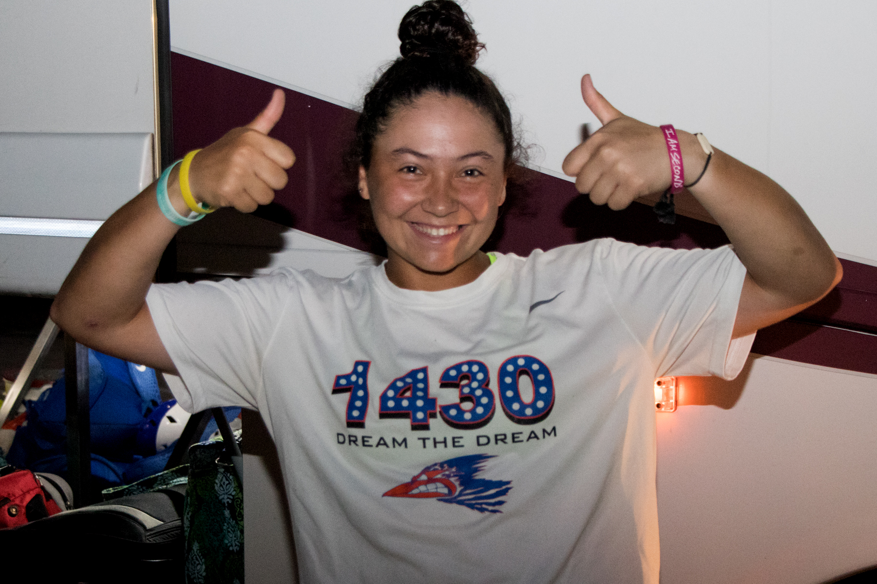 THERE SHE GOES Lady Roadrunners Depart Lufkin Early Sunday on Way to Utah