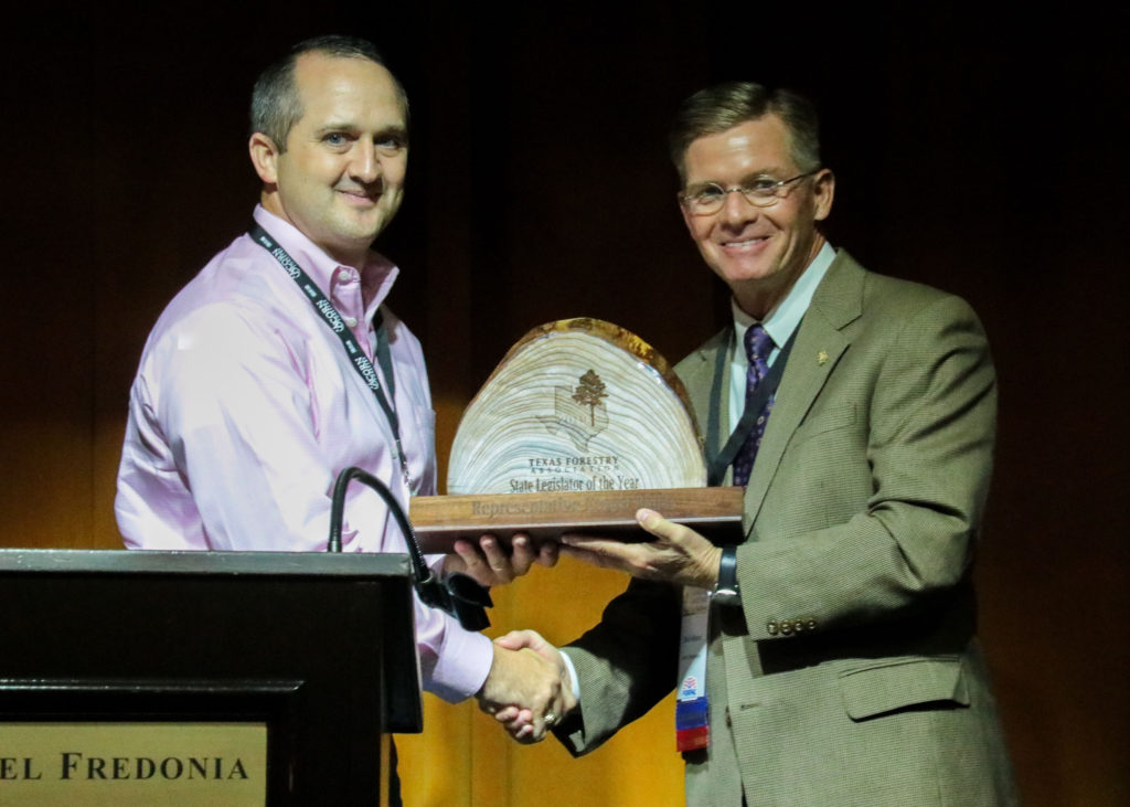 Texas Forestry Association Announces Rep. Ernest Bailes as 2019 Legislator of the Year