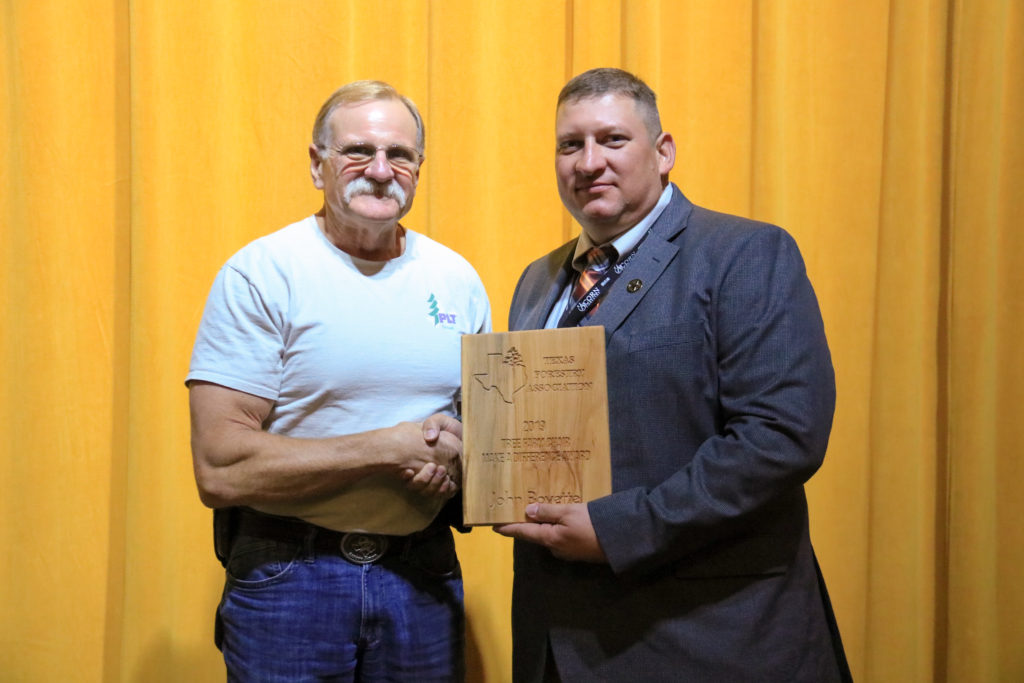 Texas Forestry Association Presents John Boyette With 2019 Make A Difference Award