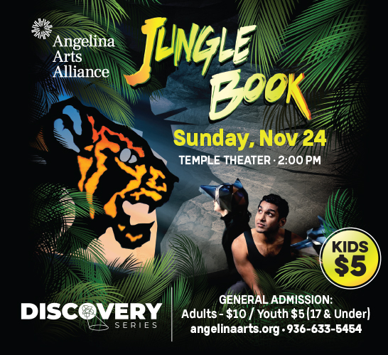 ‘JUNGLE BOOK’ SWINGS THROUGH LUFKIN ON NATIONAL TOUR!