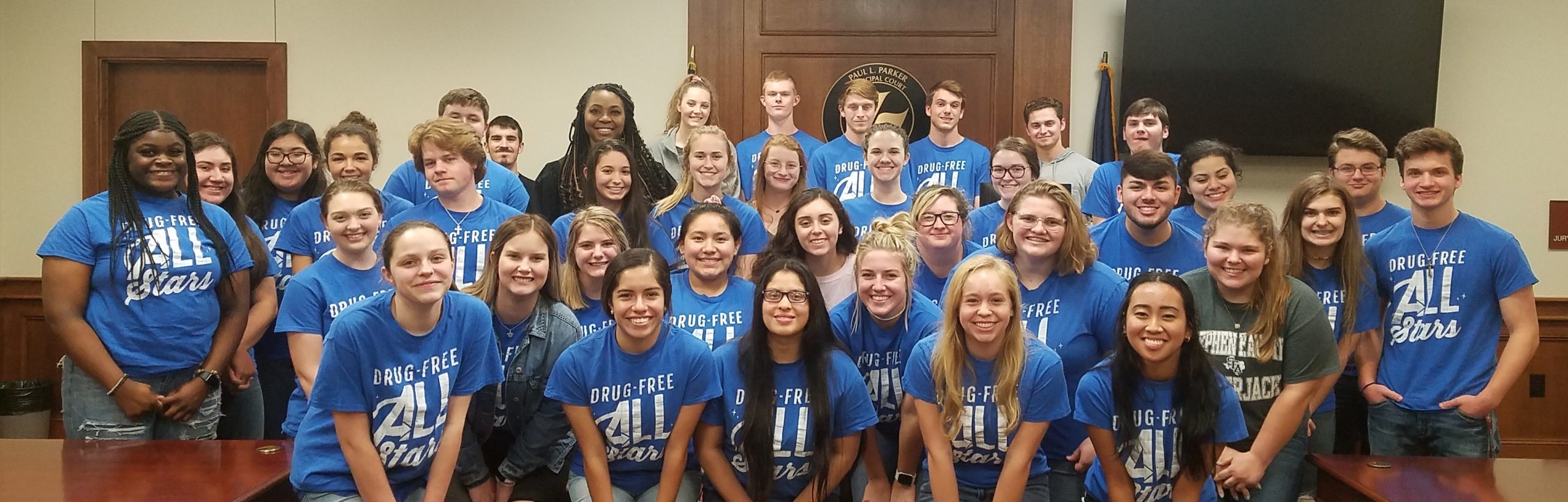Drug-Free All Star Meeting at Lufkin Municipal Cour