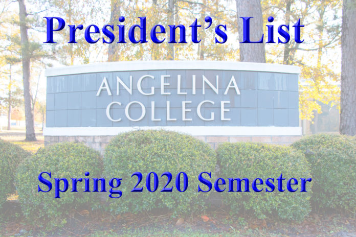 GRAPHIC_President List Spring 2020