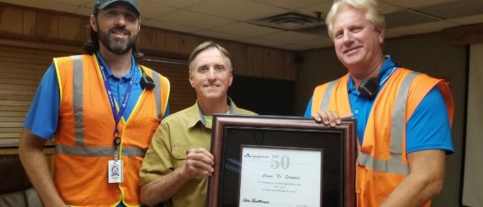 Hats Off to Georgia-Pacific Employee Celebrating 50 Years of Service