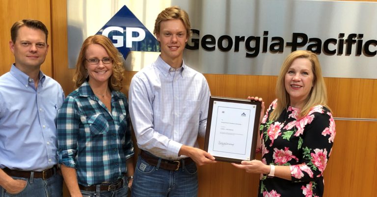 HUDSON GRADUATE WINS $8,000 GEORGIA-PACIFIC SCHOLARSHIP