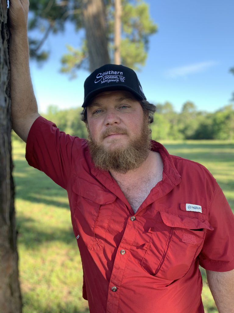 TEXAS FORESTRY ASSOCIATION PRESENTS OUTSTANDING LOGGER OF THE YEAR AWARD TO DEAVEN FUTRAL, OWNER OF SOUTHERN LOGGING, LLC, IN MONTGOMERY COUNTY