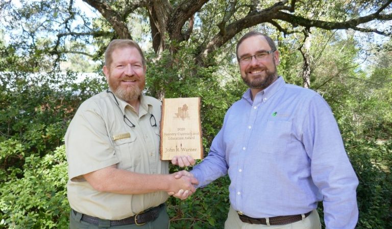 TEXAS FORESTRY ASSOCIATION ANNOUNCES JOHN WARNER AS OUTSTANDING FORESTRY EDUCATOR AWARD RECIPIENT