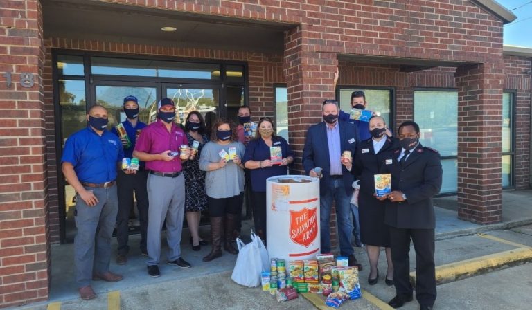 The Salvation Army Lufkin Kicks Off Food Drive at McWilliams and Sons