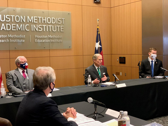 Governor Abbott Hosts Roundtable Discussion, Provides COVID-19 Vaccine Update With Houston Healthcare Professionals