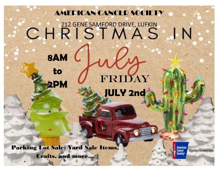 The Christmas In July Parking Lot Sale