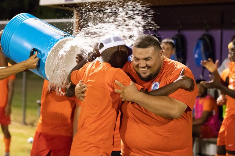 Roadrunner Soccer Blanks Hill College in Season Opener