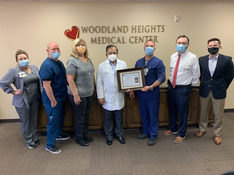 WOODLAND HEIGHTS MEDICAL CENTER AWARDED STROKE GOLD PLUS AWARD