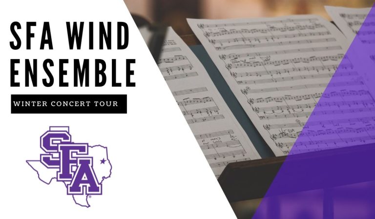 SFA Wind Ensemble presents winter tour concert SFA Wind Ensemble presents winter tour concert