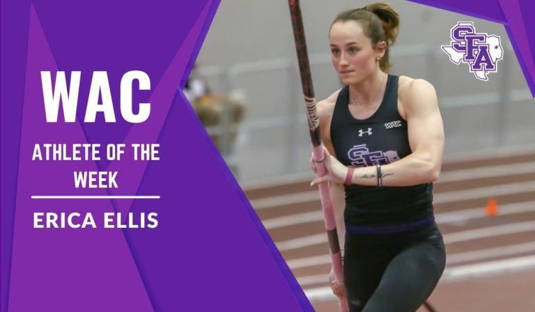 Erica Ellis Tabbed Western Athletic Conference Field Athlete of the Week