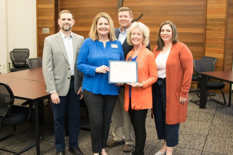 Kruk Awarded First Certificate from Nonprofit Leadership Center at Angelina College