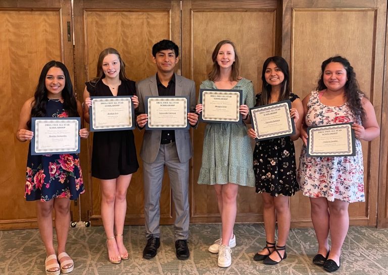 Drug-Free All Stars Receive Scholarships Drug-Free All Stars Receive Scholarships
