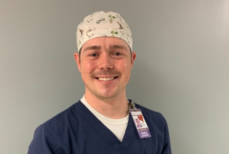 Corbin Clark Receives Woodland Heights Medical Center Nursing Excellence Award