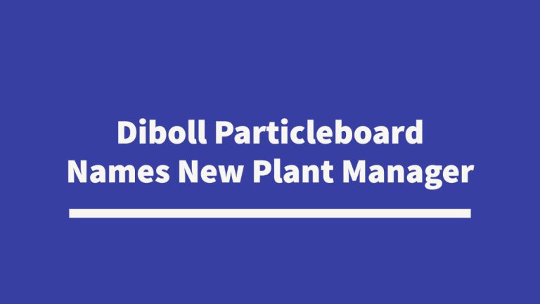 Georgia-Pacific’s Diboll Particleboard Names New Plant Manager