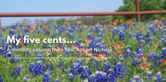 My Five Cents: A Monthly Column by Senator Robert Nichols