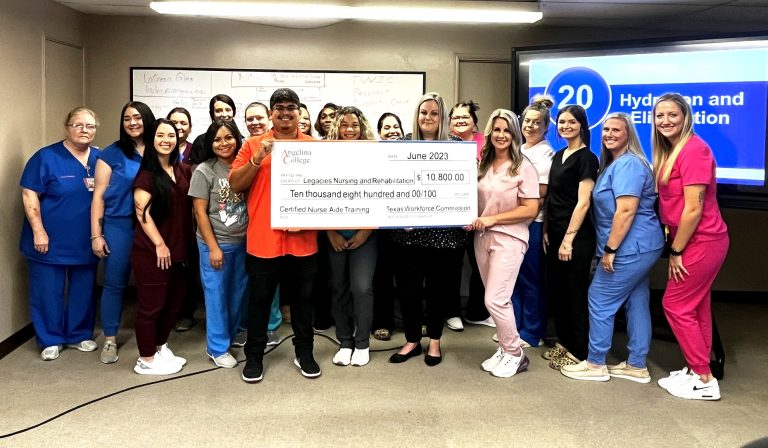 Legacies Nursing and Rehabilitation Receives Grant for Angelina College Training Legacies Nursing and Rehabilitation Receives Grant for Angelina College Training