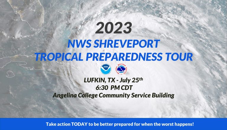 Lufkin Set to Host WFO Shreveport’s Tropical Preparedness Tour