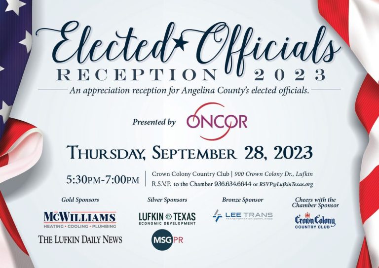 Elected Officials Reception (Angelina County)