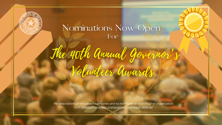 Nominations Now Open For The 40th Annual Governor’s Volunteer Awards